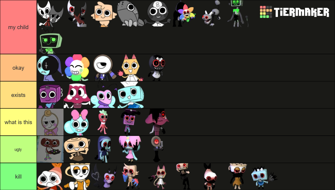 Dandy's World (FT. Twisteds & Unreleased Toons) Tier List (Community ...