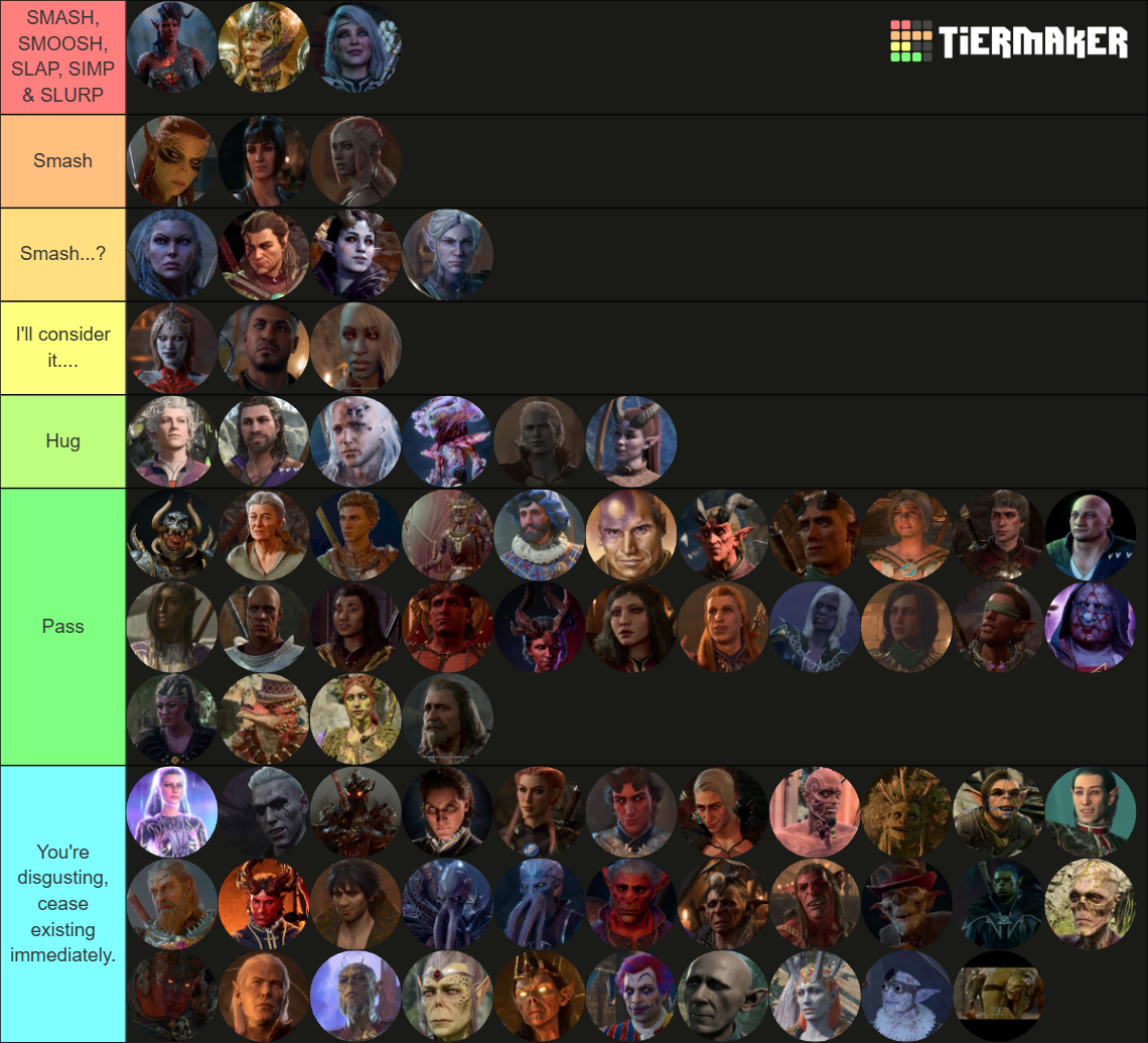bg3-smash-pass-tier-list-community-rankings-tiermaker