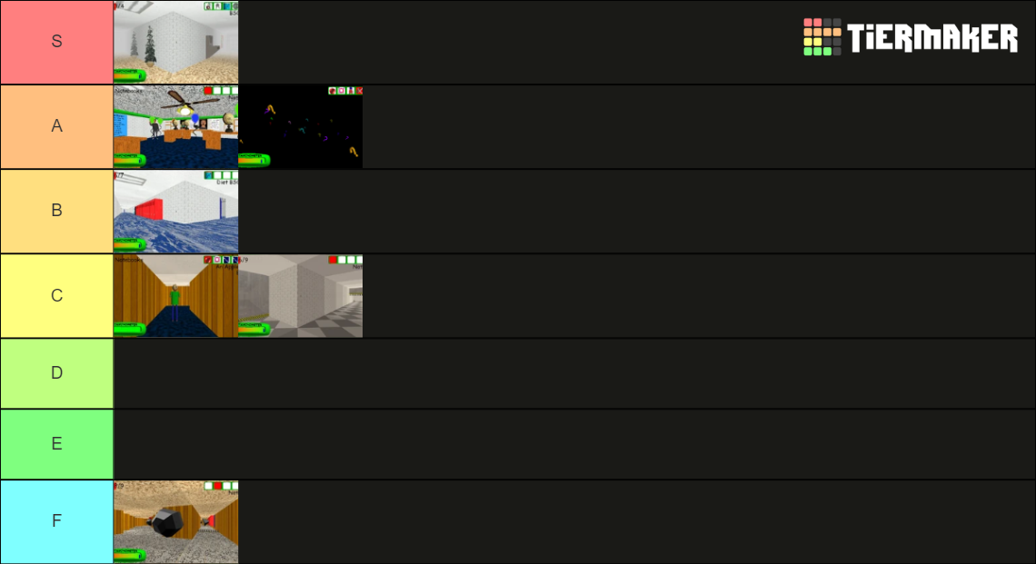 All Baldi's Basics Events Tier List (Community Rankings) - TierMaker
