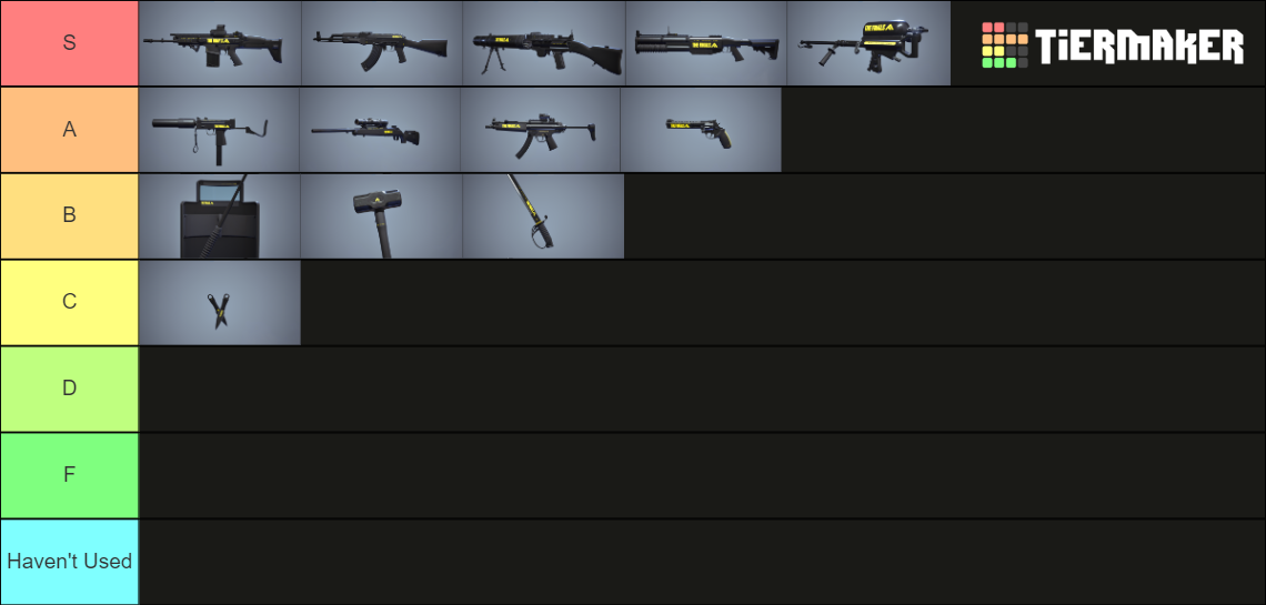 The Finals: All Weapons Tier List (Community Rankings) - TierMaker