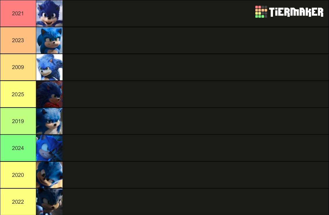 Movie Sonic Models Tier List Community Rankings Tiermaker