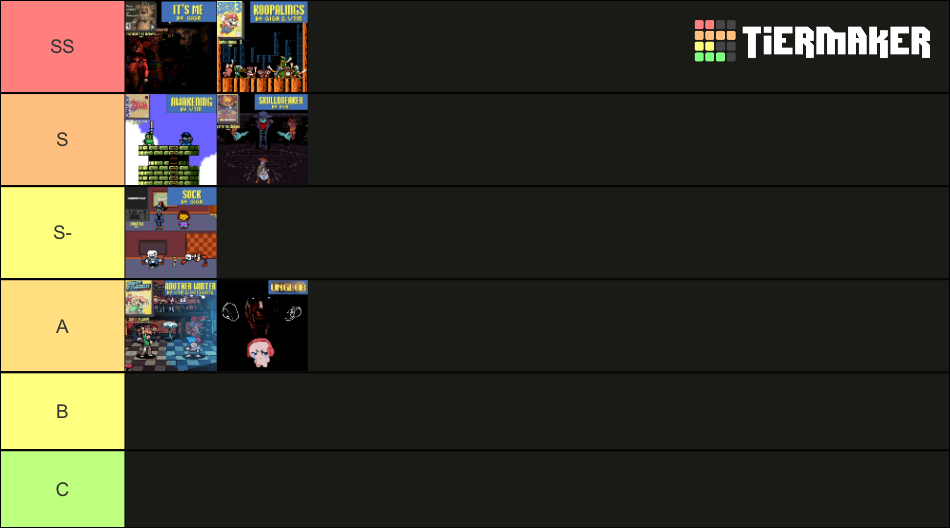 Fnf variety vault tier list community rankings tiermaker
