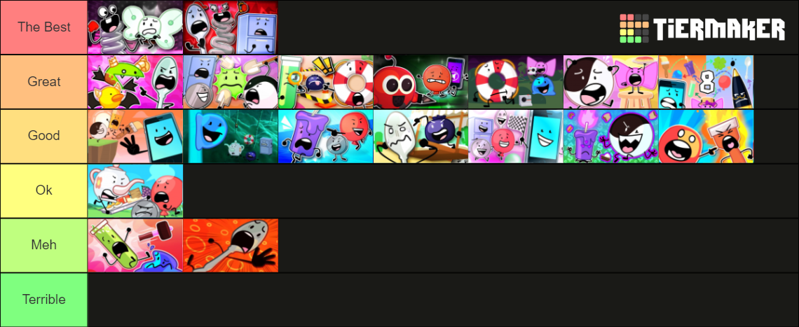 Inanimate Insanity Invitation Episodes (II S3) Tier List (Community ...