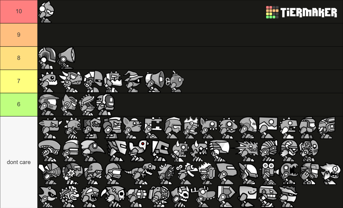 Geometry Dash Robots [2.21, UPDATED FOR 2.205] Tier List (Community ...