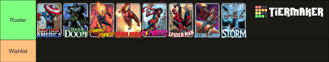 Tokon Ranking System Rank every Marvel Snap Card Tier List (Community Rankings) - TierMaker