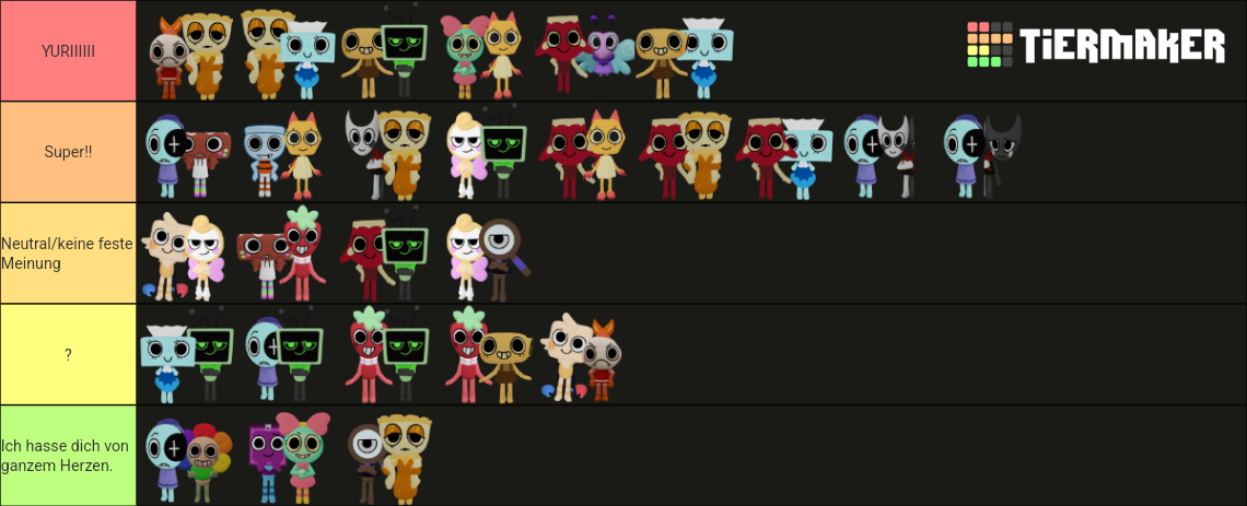 Dandy's world ships Tier List (Community Rankings) - TierMaker