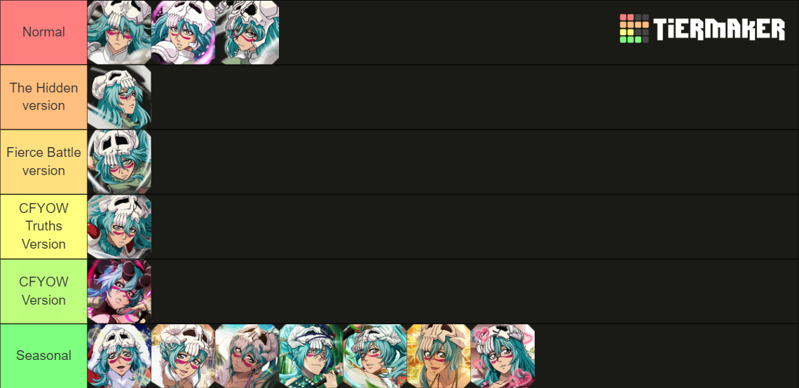 Espada Tres (3) Nelliel Tu Odelschwanck Bleach Brave Soul Tier List
