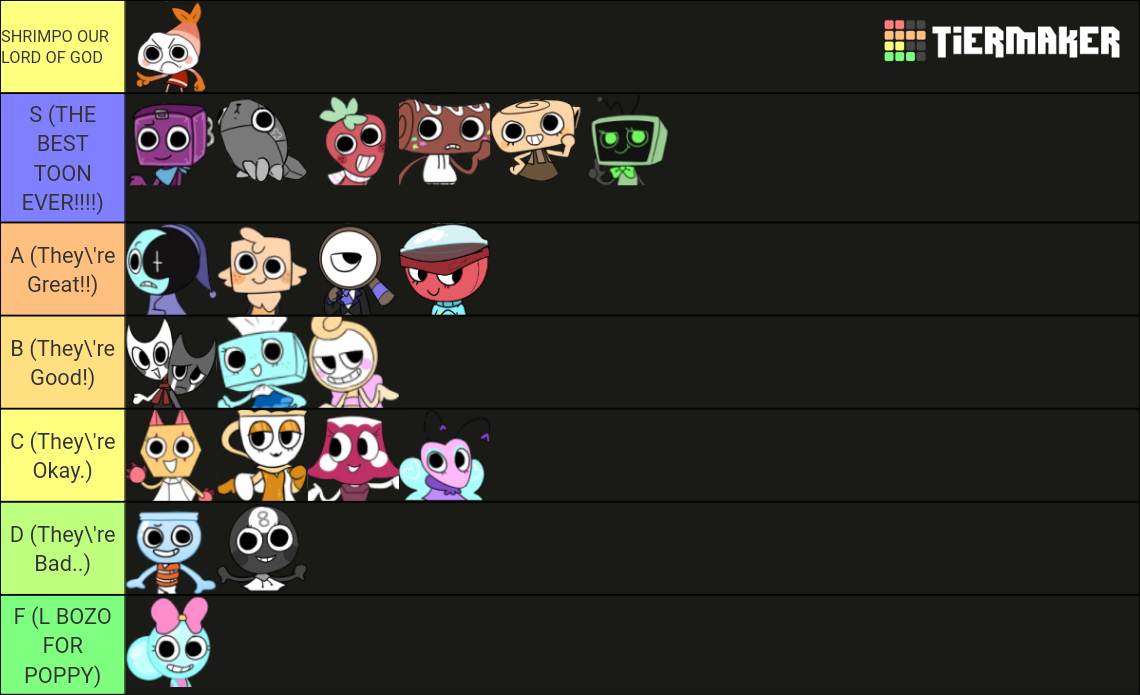 Dandy s World Toon Tier List Community Rankings TierMaker