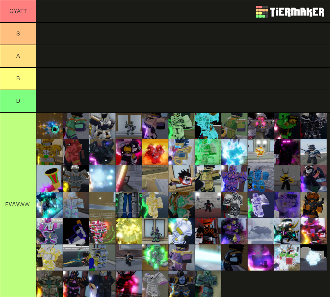 Yba Shiny Updated As Of Jan Th Tier List Community Rankings