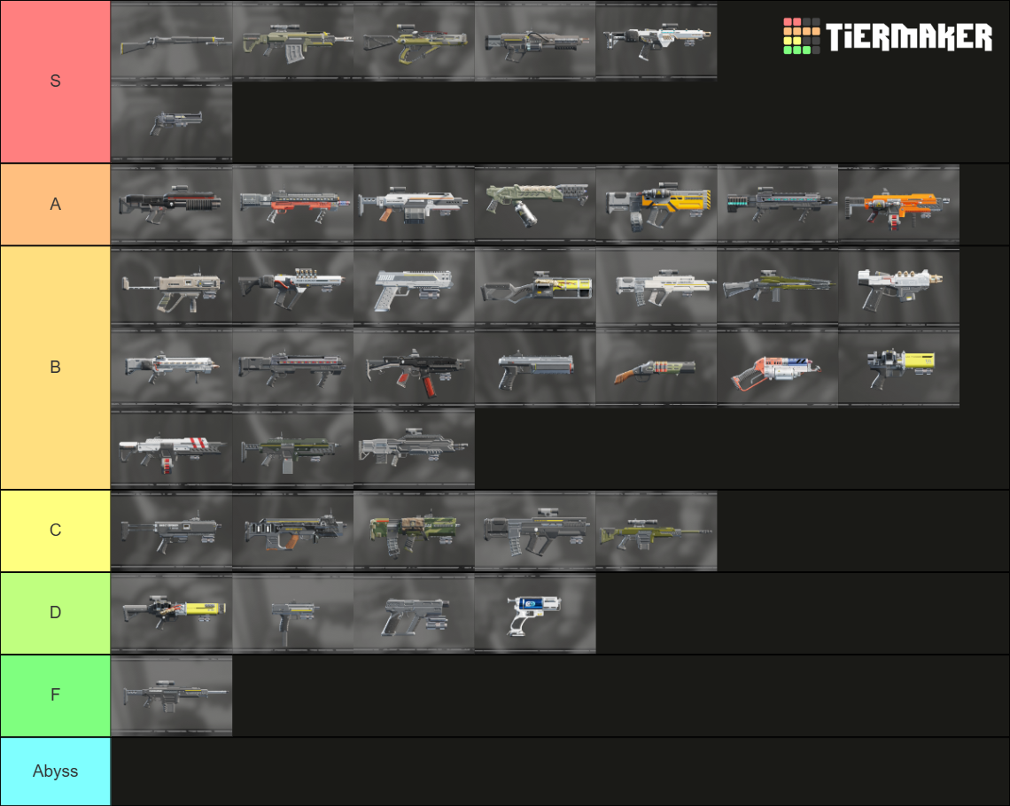 Helldivers 2 Primary & Secondary - Truth Enforces included Tier List ...