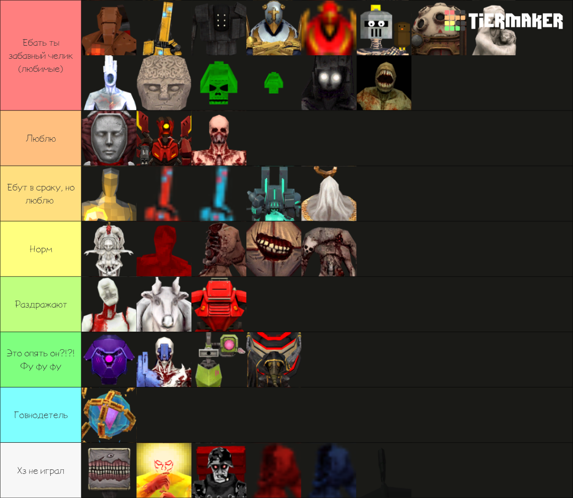 All Enemies ULTRAKILL Tier List (Community Rankings) - TierMaker