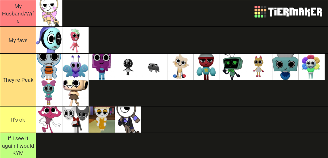 Dandy's world Tier List (Community Rankings) - TierMaker
