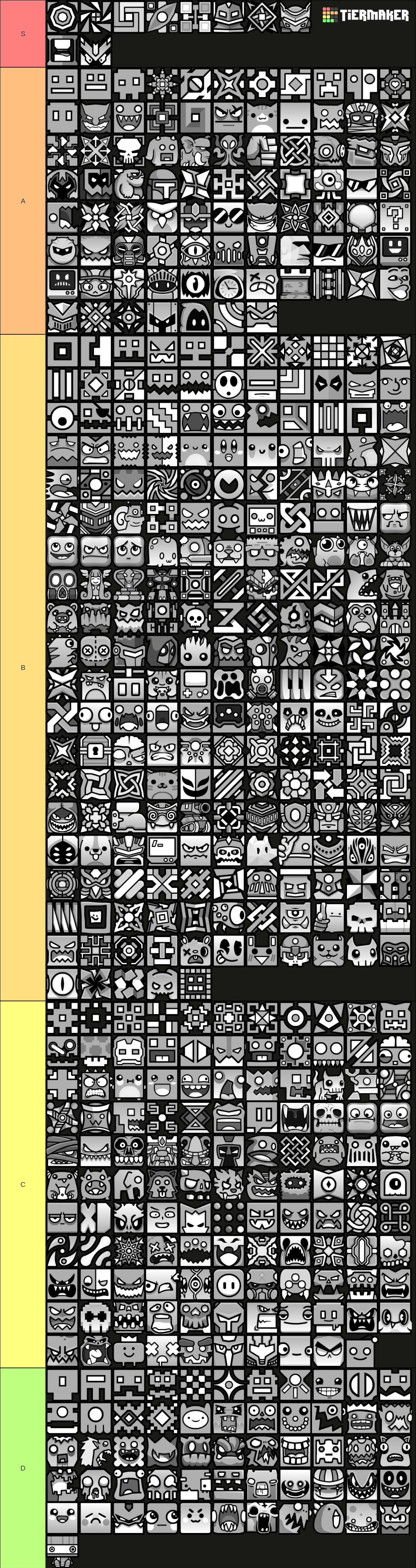 All GD Cubes Tier List (Community Rankings) - TierMaker