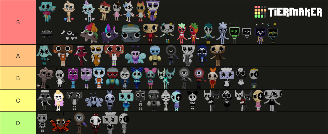 Dandys world Skins (ALL SKINS) Tier List (Community Rankings) - TierMaker