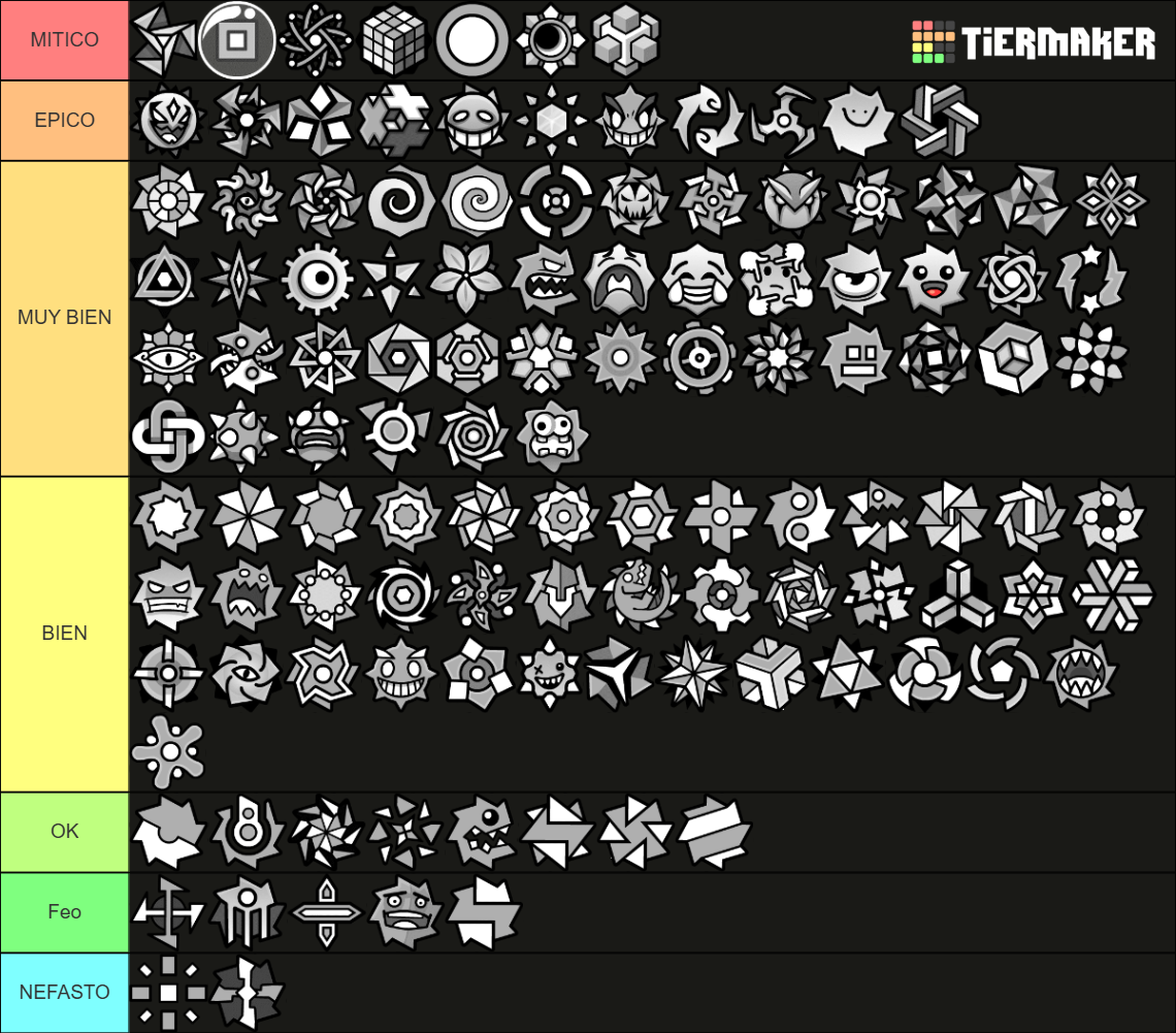 Geometry Dash Balls [2.21, UPDATED FOR 2.205] Tier List (Community ...