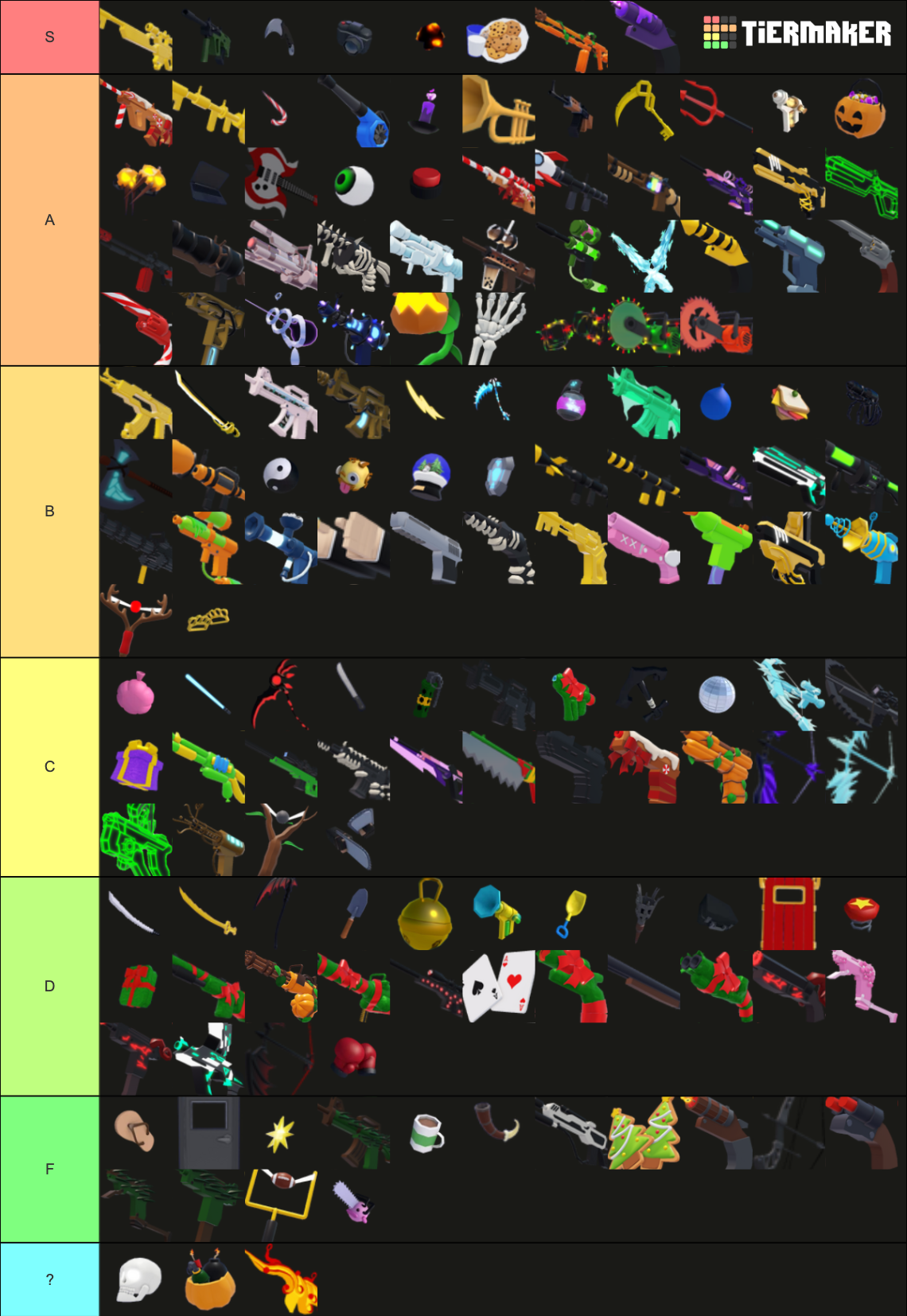 Rivals Skins Tier List (Community Rankings) - TierMaker