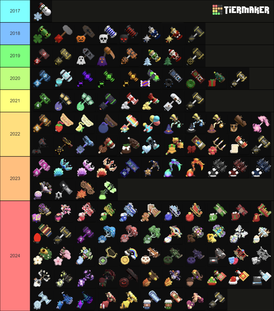 Papi Flee Flee The Facility Legendary sets Tier List (Community Rankings) - TierMaker