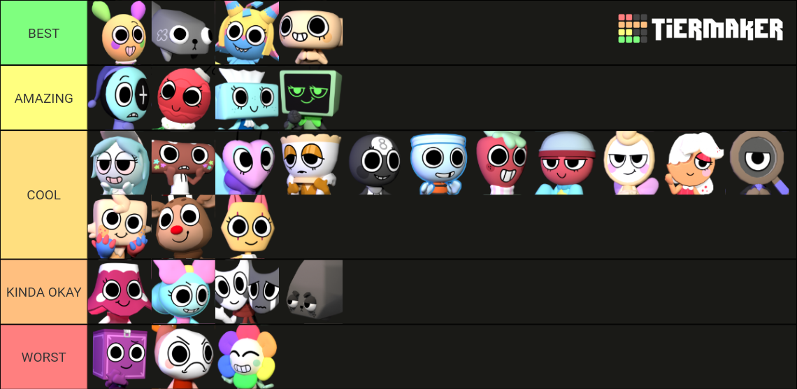 Dandy's world Tier List (Community Rankings) - TierMaker
