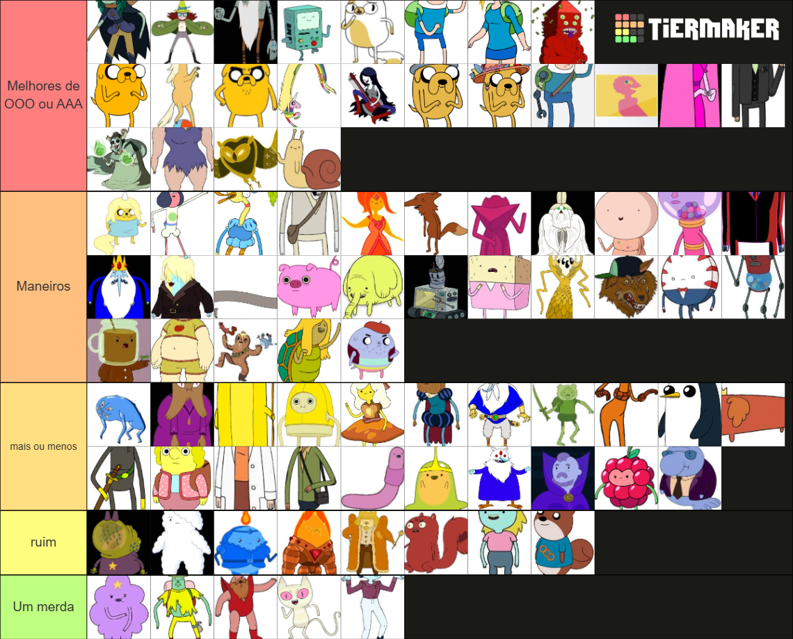 Adventure Time Characters [BIG LIST] Tier List (Community Rankings ...