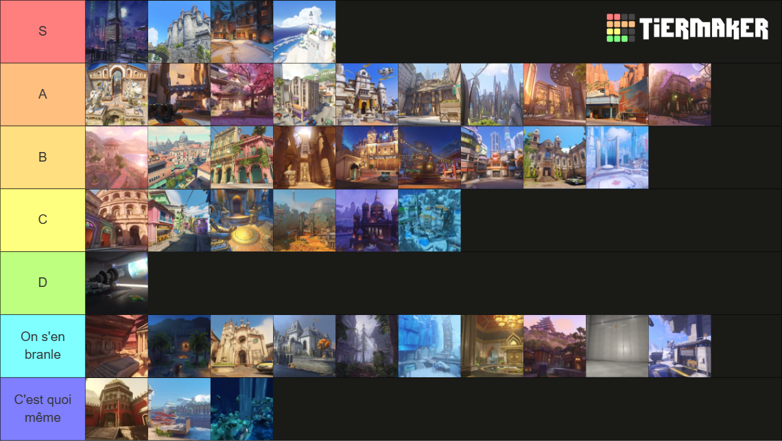 All Overwatch 1 and 2 Maps Tier List (Community Rankings) - TierMaker