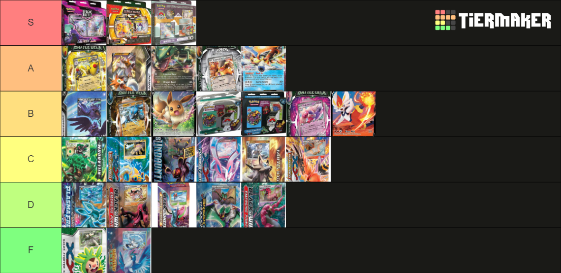 Pokemon Theme decks Tier List (Community Rankings) - TierMaker