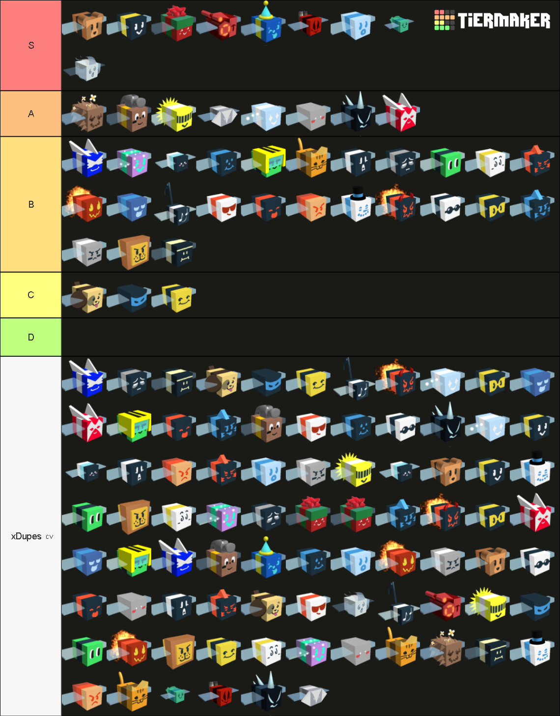 list of bees from bss Tier List (Community Rankings) - TierMaker