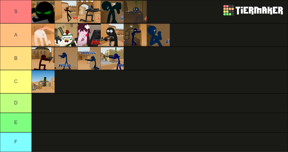 Flashdeck Animations Tierlist (ALL CHARACTERS) Tier List