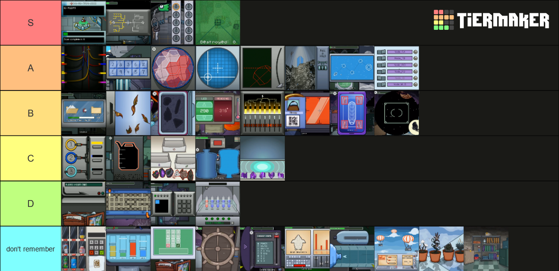 All Among Us Tasks Tier List (Community Rankings) - TierMaker