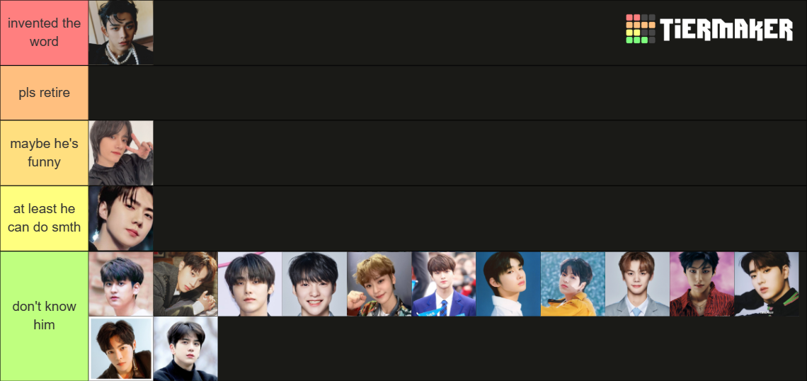 best male dozens of kpop Tier List (Community Rankings) - TierMaker