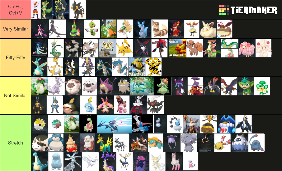 Palworld vs Pokemon, what's original? Tier List (Community Rankings ...