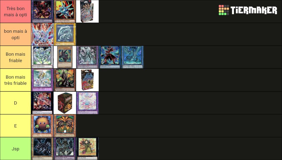 Yugioh template Tier List (Community Rankings) - TierMaker