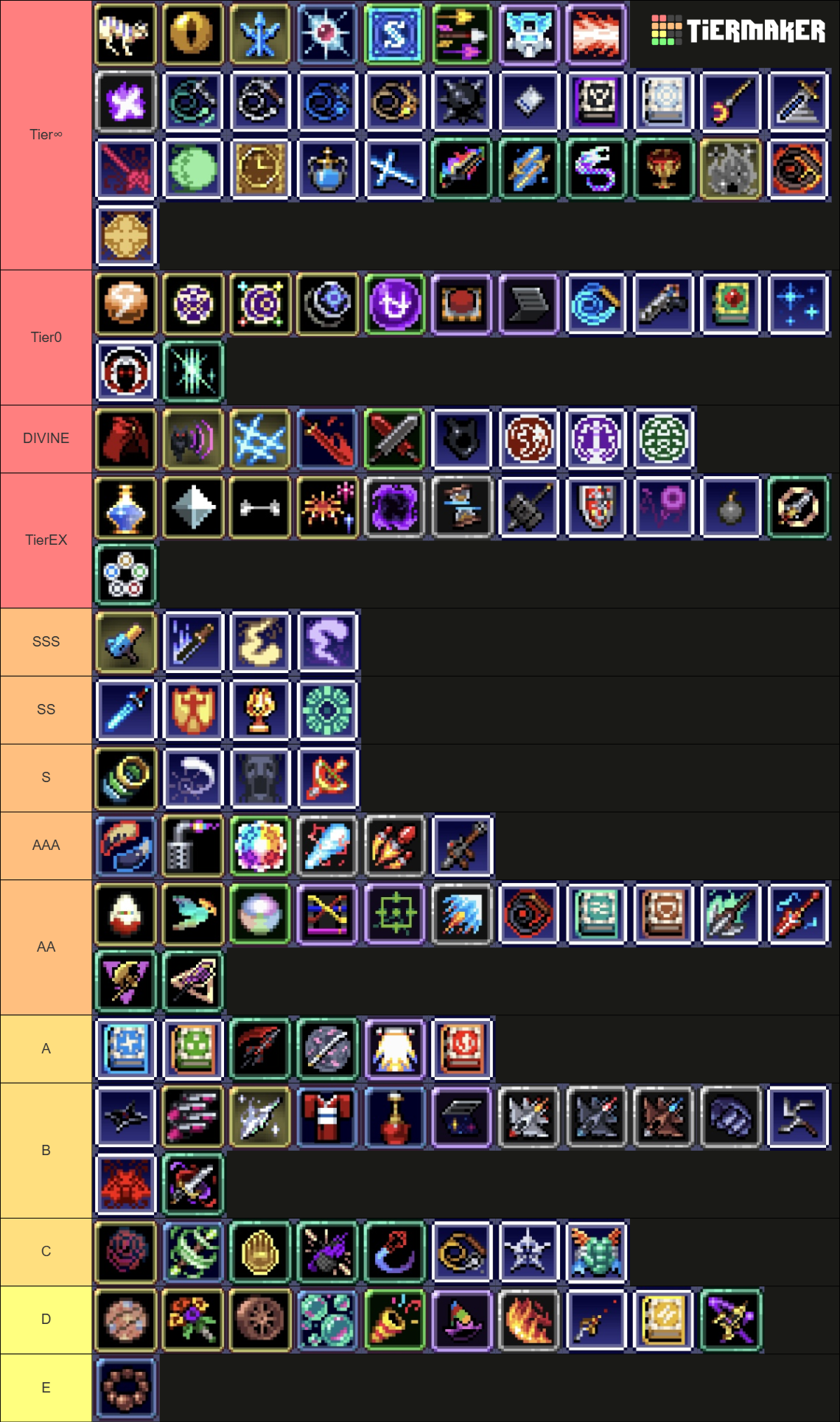 VAMPIRE SURVIVORS all weapons DLC Tier List Rankings