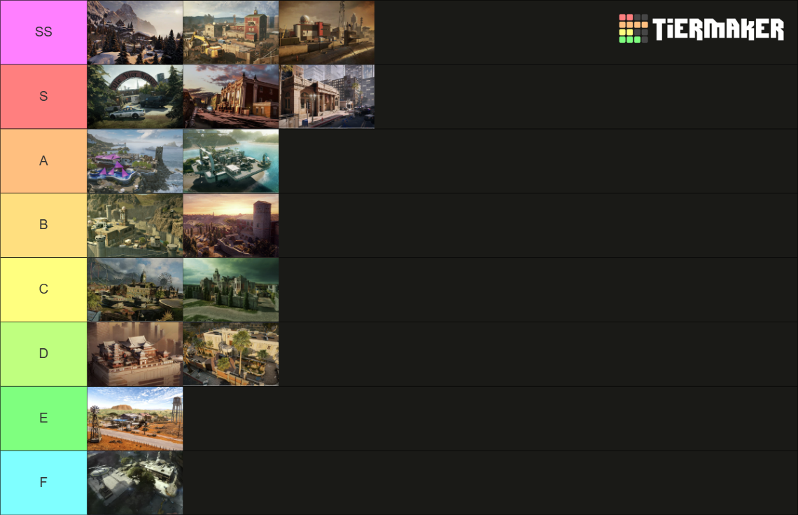 R6 Ranked Maps (Updated Jan 2024) Tier List (Community Rankings ...