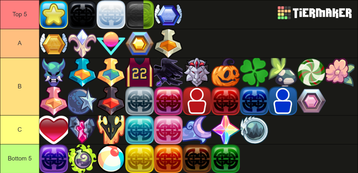 Brawlhalla color 12/2024 Tier List (Community Rankings) - TierMaker