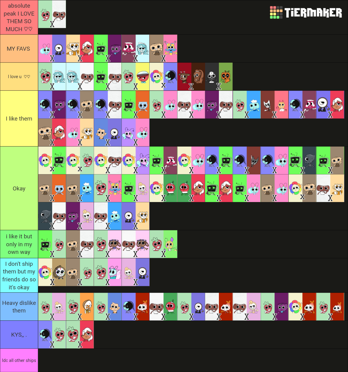 Dandy's World Ship Tier List (Community Rankings) - TierMaker
