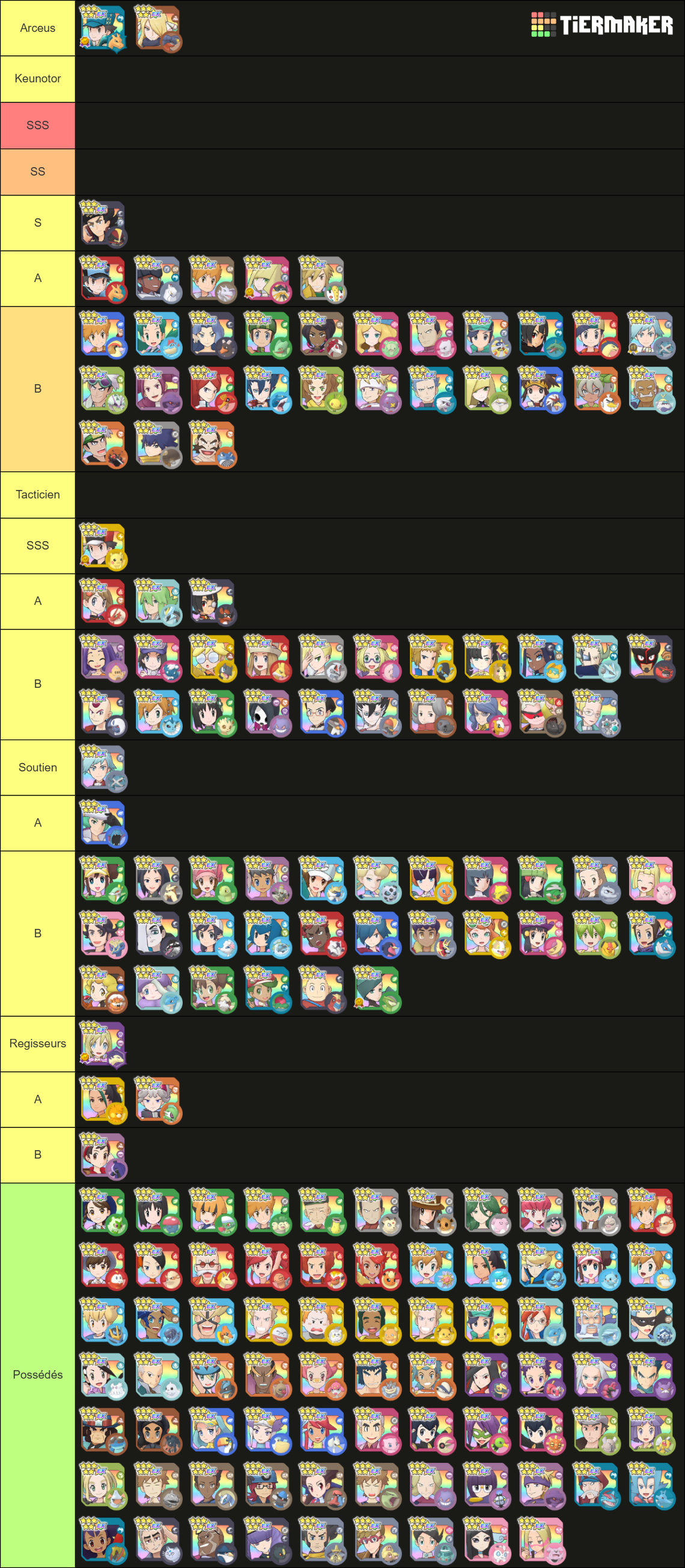 Pokémon Masters EX - 6 * EX (v2.63.0) Tier List (Community Rankings ...