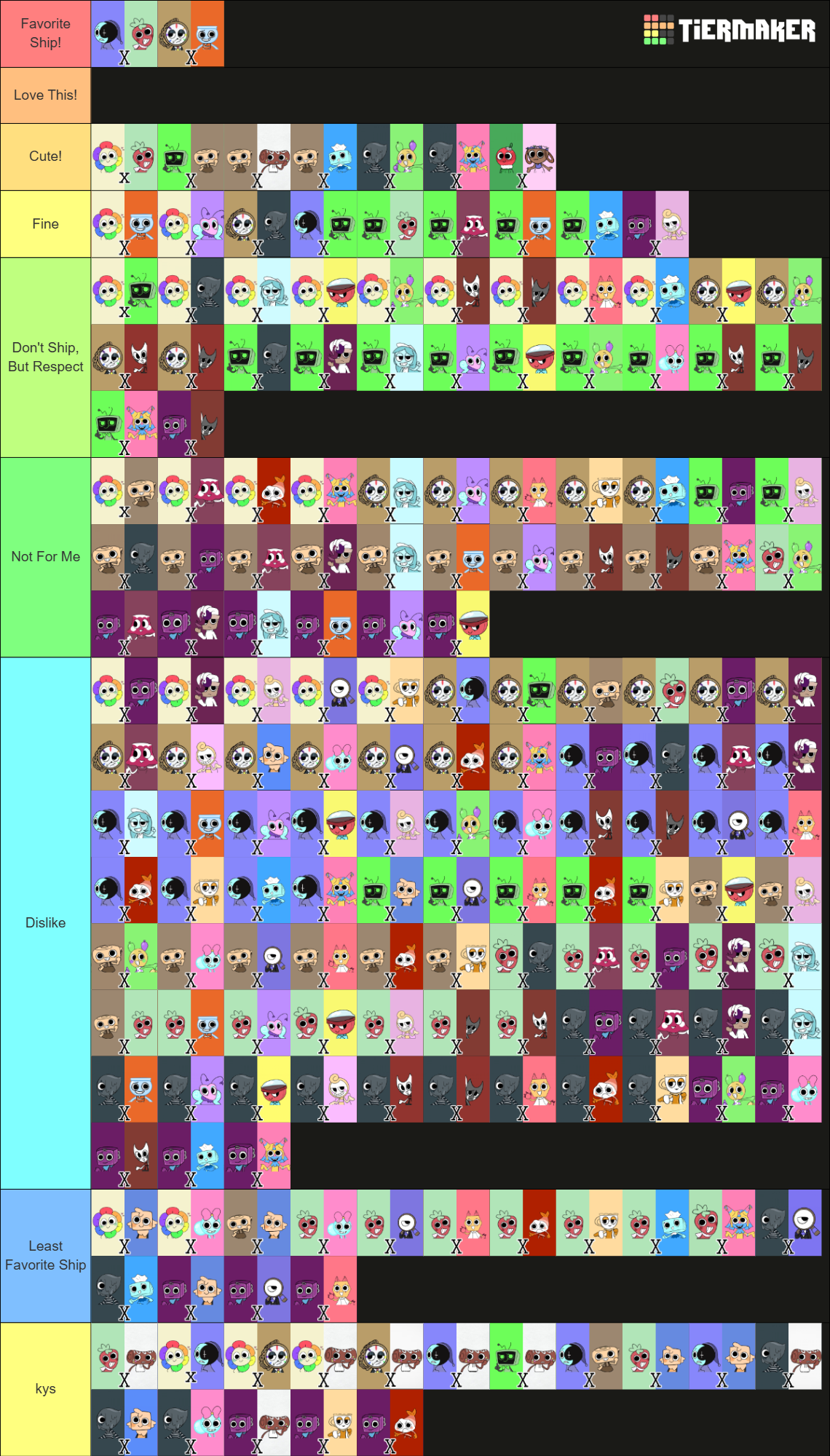Dandy's World Ship Tier List (Community Rankings) - TierMaker