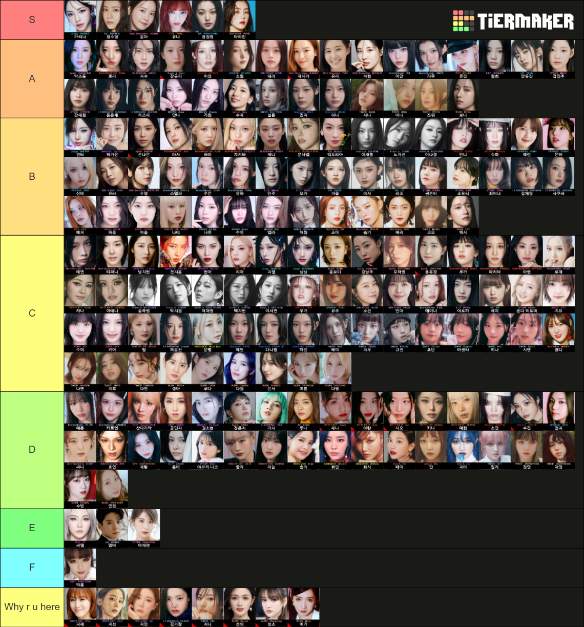 500 Kpop Female Idol 2025 11 24 Tier List 500-kpop-female-idol-2025-11-24-tier-list
