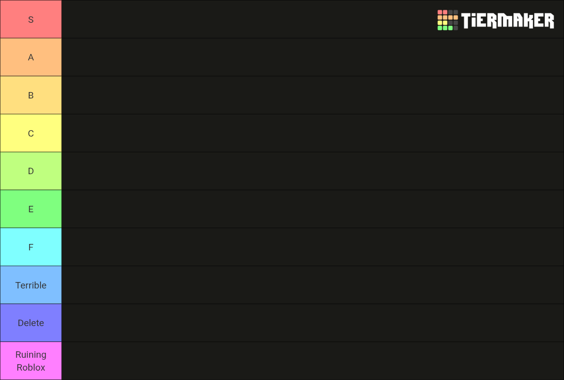 Roblox Games Tier List Community Rankings TierMaker Roblox Games 15815343 1772741377 