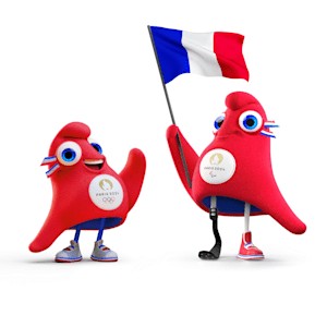 Mascotte Pataski Tête Mobile – Équipe De France Ski, JO 1968, Rare