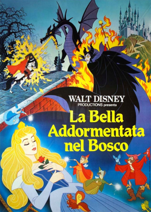 LA BELLA ADDORMENTATA NEL BOSCO MOVIE POSTER - SLEEPING BEAUTY MOVIE  POSTER