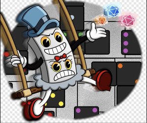 Cuphead Video game Dice Boss, king transparent background PNG