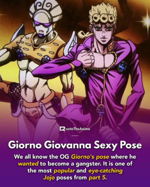 Giorno pose, JoJo's Pose