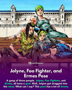 Jolyne pose, JoJo's Pose