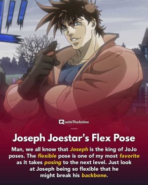 JOSEPH DOES EVERYONES JOJO POSE