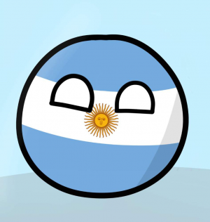 argentina countryball #1 - Epic Countryballs