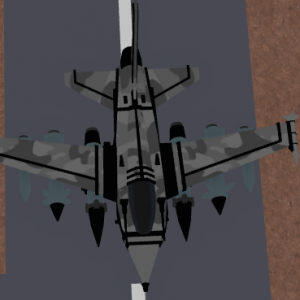 Roblox profile picture of a soldier in a jet