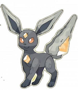 Umbreon is a dark-type eeveelution.  Pokémon desenho, Pokemon, Oc pokemon