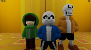 Sans vs Chara - Roblox