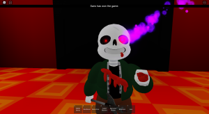 AUT] Roblox Sans Vs Chara (A Universal Time)(Epicc Battle!) 